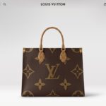Túi Xách Tay Nữ Louis Vuitton LV Onthego Mm Màu Nâu